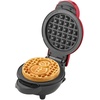 image:imageDASH Multimaker with 7 Removable Plates Waffle Iron amp Griddle  3 Themed Plates  Santa Pumpkin Snowman  Mini Waffle for Halloween and Christmas Holidays  for Kids and Families Red