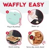 image:imageDASH NoDrip Waffle Maker Waffle Iron 1200W  Waffle Maker Machine For Waffles Hash Browns or Any Breakfast Lunch amp Snacks with Easy Clean NonStick  Mess Free Sides  AquaAqua