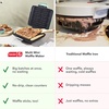 image:imageDASH NoDrip Waffle Maker Waffle Iron 1200W  Waffle Maker Machine For Waffles Hash Browns or Any Breakfast Lunch amp Snacks with Easy Clean NonStick  Mess Free Sides  AquaAqua