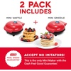 image:imageDash Mini Maker Set  Customized Treat Maker  Supports MultiFunction Cooking  Easy Cleanup and UserFriendly Design  Red  Waffle amp Griddle IronsRed
