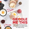 image:imageDash Mini Maker Set  Customized Treat Maker  Supports MultiFunction Cooking  Easy Cleanup and UserFriendly Design  White Aqua amp Red  Waffle Grill amp Griddle IronsBlack 2 Pack