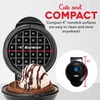 image:imageDash Mini Maker Set  Customized Treat Maker  Supports MultiFunction Cooking  Easy Cleanup and UserFriendly Design  White Aqua amp Red  Waffle Grill amp Griddle IronsBlack 2 Pack