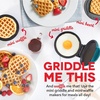 image:imageDash Mini Maker Set  Customized Treat Maker  Supports MultiFunction Cooking  Easy Cleanup and UserFriendly Design  White Aqua amp Red  Waffle Grill amp Griddle IronsCoralMintTeal 3 Pack