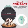 image:imageDash Mini Maker Set  Customized Treat Maker  Supports MultiFunction Cooking  Easy Cleanup and UserFriendly Design  White Aqua amp Red  Waffle Grill amp Griddle IronsAqua 2 Pack