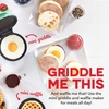 image:imageDash Mini Maker Set  Customized Treat Maker  Supports MultiFunction Cooking  Easy Cleanup and UserFriendly Design  White Aqua amp Red  Waffle Grill amp Griddle IronsAqua 2 Pack