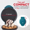 image:imageDash Mini Maker Set  Customized Treat Maker  Supports MultiFunction Cooking  Easy Cleanup and UserFriendly Design  White Aqua amp Red  Waffle Grill amp Griddle IronsCoralMintTeal 3 Pack