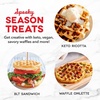 image:imageDash Mini Waffle Maker Electric Waffle Maker for Fun Breakfasts  Dual Nonstick Cooking Surface  Enjoy Fun FamilyFriendly Treats  Red Love HeartOrange Pumpkin 2 Pack