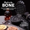 image:imageDash Mini Waffle Maker Electric Waffle Maker for Fun Breakfasts  Dual Nonstick Cooking Surface  Enjoy Fun FamilyFriendly Treats  Red Love HeartSKULL PRINT