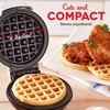 image:imageDash Mini Waffle Maker Electric Waffle Maker for Fun Breakfasts  Dual Nonstick Cooking Surface  Enjoy Fun FamilyFriendly Treats  Red Love HeartWAFFLE PRINT