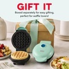 image:imageDash Mini Waffle Maker Waffle Maker for Breakfast amp Snacks  Compact amp EasytoClean  nonstick surfaces  Fun amp Portable Kitchen Essential  Black  2PackAQUA 2 Pack