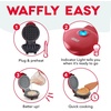 image:imageDash Mini Waffle Maker Waffle Maker for Breakfast amp Snacks  Compact amp EasytoClean  nonstick surfaces  Fun amp Portable Kitchen Essential  Black  2PackAQUA 2 Pack