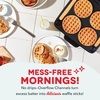 image:imageDash Multi Mini Waffle Maker Quad Waffle Maker for Family Breakfasts  Dual Nonstick Heating Plates amp EasyRelease Surface  Compact amp FastHeating  AquaAqua