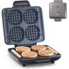 image:imageDash Multi Mini Waffle Maker Quad Waffle Maker for Family Breakfasts  Dual Nonstick Heating Plates amp EasyRelease Surface  Compact amp FastHeating  AquaGraphite