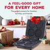 image:imageDash Multi Mini Waffle Maker Quad Waffle Maker for Family Breakfasts  Dual Nonstick Heating Plates amp EasyRelease Surface  Compact amp FastHeating  AquaAqua