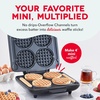 image:imageDash Multi Mini Waffle Maker Quad Waffle Maker for Family Breakfasts  Dual Nonstick Heating Plates amp EasyRelease Surface  Compact amp FastHeating  AquaGraphite