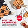 image:imageDash Multi Mini Waffle Maker Quad Waffle Maker for Family Breakfasts  Dual Nonstick Heating Plates amp EasyRelease Surface  Compact amp FastHeating  AquaGraphite