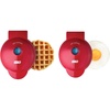 image:imageDash Mini Maker Set  Customized Treat Maker  Supports MultiFunction Cooking  Easy Cleanup and UserFriendly Design  Red  Waffle amp Griddle IronsRed