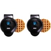 image:imageDash Mini Waffle Maker Waffle Maker for Breakfast amp Snacks  Compact amp EasytoClean  nonstick surfaces  Fun amp Portable Kitchen Essential  Black  2PackBLACK 2 Pack