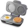 image:imageDash MultiMaker Family Mini Maker System  Dual Ceramic Nonstick Cooking Surfaces  BuiltIn Cord Wrap  Makes 4Inch Waffles  Aqua 8 PlatesLavender Maker  4 Plates