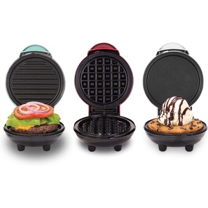 image:imageDash Mini Maker Set  Customized Treat Maker  Supports MultiFunction Cooking  Easy Cleanup and UserFriendly Design  White Aqua amp Red  Waffle Grill amp Griddle IronsRedAquaWhite 3 Pack