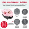 image:imageDisney  Dash Princess MultiMaker Mini Waffle Maker Ceramic Nonstick PinkPink