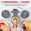 image:imageDisney  Dash Princess MultiMaker Mini Waffle Maker Ceramic Nonstick PinkPink