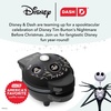 image:imageDisney  Dash Nightmare Before Christmas MultiMaker Mini Waffle Maker with Removable Plates Ceramic Nonstick Waffle Iron Jack Skellington Sally amp Oogie Boogie Indicator Light Recipe Guide