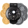 image:imageDisney  Dash Nightmare Before Christmas MultiMaker Mini Waffle Maker with Removable Plates Ceramic Nonstick Waffle Iron Jack Skellington Sally amp Oogie Boogie Indicator Light Recipe Guide