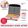 image:imageDisney  Dash Belle Storybook Waffle Maker Mini Waffle Iron Small Maker for Kids Beauty and the Beast Kitchen Stackable Collectible Disney Princess Gift Pink