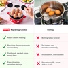 image:imageDisney  Dash Mickey Mouse Rapid Egg Cooker 7 Egg Capacity Red