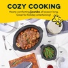 image:imageDash Peanuts Slow Cooker Set 2 Pack Electric Slow Cookers 7QT  2QT Snoopy Football Design HighLowWarm Removable Stoneware Pots Glass Lids