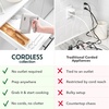 image:imageDash Cordless Hand Mixer Beaters amp Dough Hooks French Grey