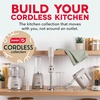 image:imageDash Cordless Immersion Blender Stainless Steel Blades French Grey