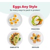 image:imageDash Rapid Egg Cooker 7 Hard Boiled Eggs with Cutter amp Tongs WhiteAqua 7 Egg