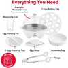 image:imageDash Rapid Egg Cooker 7 Hard Boiled Eggs with Cutter amp Tongs WhiteWhite 7 Egg Set