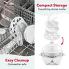 image:imageDash Rapid Egg Cooker 7 Hard Boiled Eggs with Cutter amp Tongs WhiteWhite 7 Egg Set
