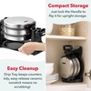 image:imageDash Dual Flip Belgian Waffle Maker Makes 2 at Once Stainless Steel