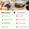 image:imageDash Dual Flip Belgian Waffle Maker Makes 2 at Once Stainless Steel