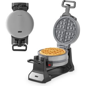 image:imageDash Dual Flip Belgian Waffle Maker Makes 2 at Once Stainless Steel