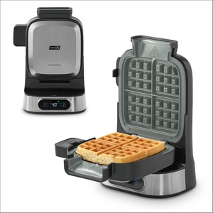 image:imageDash TopPour Waffle Maker 5Inch Square Stainless Steel