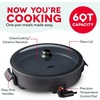 image:imageDASH Family Size Electric Skillet with Lid 6Quart Ceramic Forged IronForged Iron